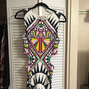 Mara Hoffman Multicolor Geometric Dress